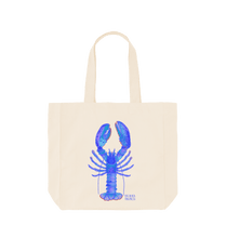 Natural Printed Bag Front lobster illustration