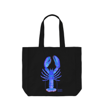 Black Printed Bag Front lobster illustration