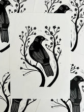 Blackbird linoprint