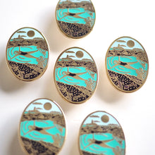 Cornish seapool wild swimming enamel pin badges