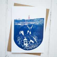 Plymouth Hoe Pontoons Wild Swimming Card