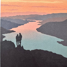 Lake District hiking print