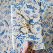 Beach treasures wrapping paper