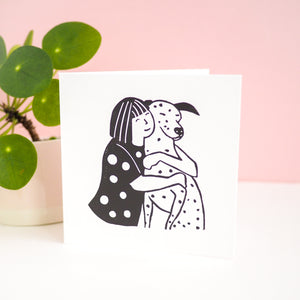 Dalmatian card