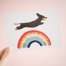 Do your best sausage dog card