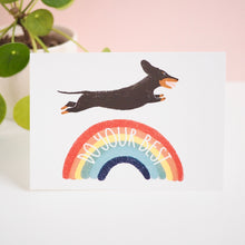 Do your best sausage dog card