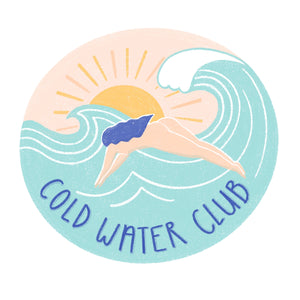 cold water club wild swimming print